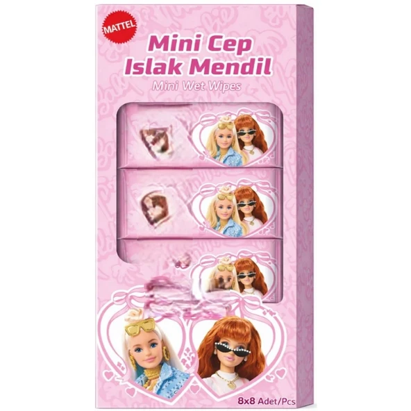 Islak Mini Cep Mendili 8'Li ürün görseli 1