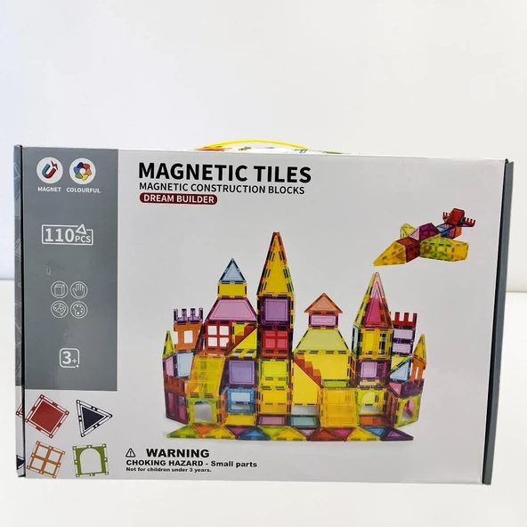 Sh59705 110 Parça Magnet Stan.Seri̇ Renkli̇ Blok ürün görseli 1