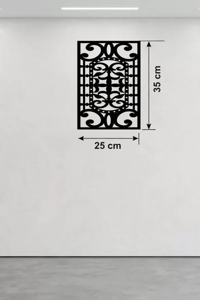 Osmanlı Motifli Dekoratif Ahşap Duvar Tablosu - 25X35 Cm Kesim ürün görseli 1
