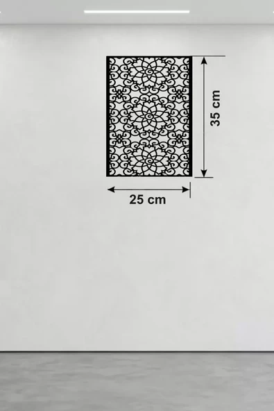 Selçuklu Yıldızı Temalı Ahşap Duvar Tablosu - 25X35 Cm Kesim Dekoratif Pano ürün görseli 1