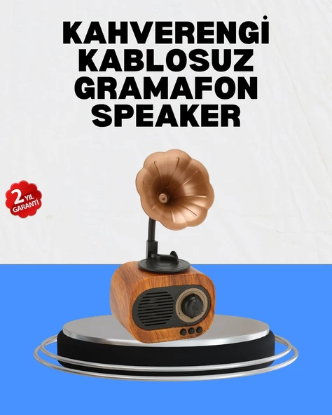 Şarjlı Mini Radyo Bluetooth Hoparlör Çoklu Bağlantı Seçenekli ürün görseli 1