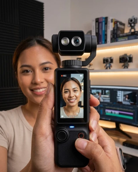 Kompakt 4K Vlog Kamera 2.0 Ips Ekran Otomatik Odaklama Stereo Ses Kayıtlı ürün görseli 1