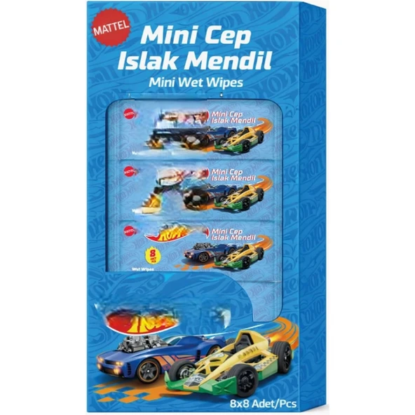 Islak Mini Cep Mendili 8'Li ürün görseli 1