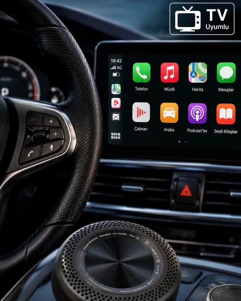 Kart Takılabilen Carplay Android Auto Tv Stick 4G Destekli Medya Kutusu ürün görseli 1