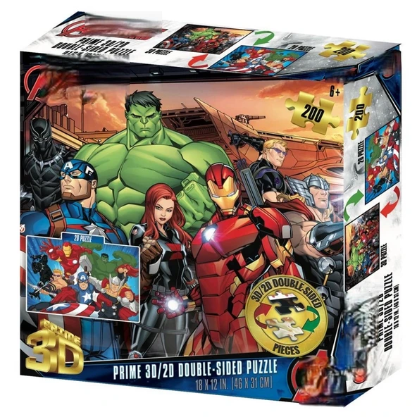 Çift Taraflı Puzzle 200 Parça ürün görseli 1