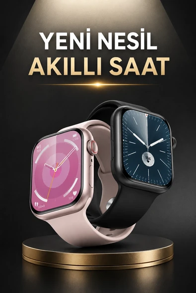 Akıllı Saat Alarm Titreşim Uyku Takibi Gps Uyumlu Nabız Ölçer Sesli Görüşme ürün görseli 1