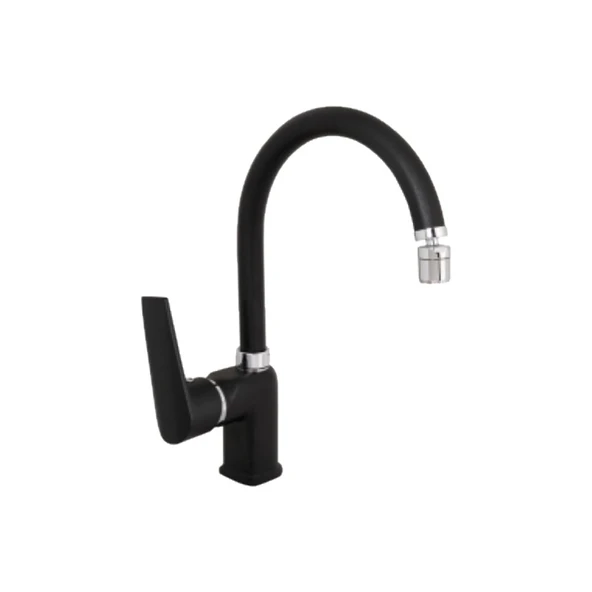 Delta Black Kuğu Lavabo Bataryası Liberella ürün görseli 1