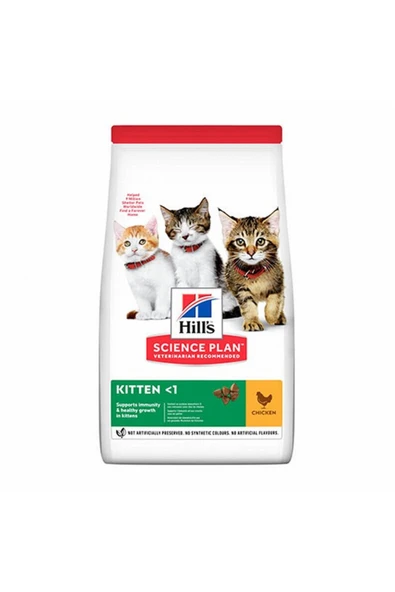 HİLLS KİTTEN TAVUK ETLİ YAVRU KEDİ MAMASI 3KG ürün görseli 1
