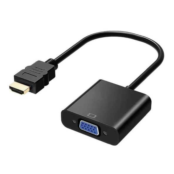 Powermaster PM-2162 HDMI TO VGA Aktif Görüntü Çevirici Dönüştürücü Adaptör Ses Çıkışsız ürün görseli 1