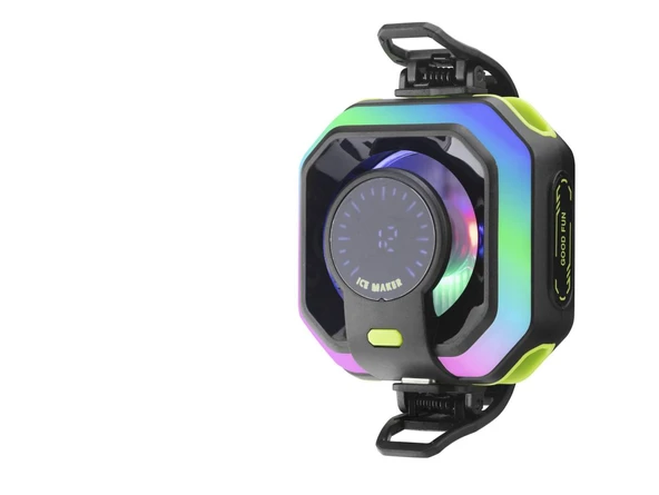 Manyetik Telefon Soğutucu Fan Rgb Isı Göstergeli Siyah JS86 ürün görseli 1