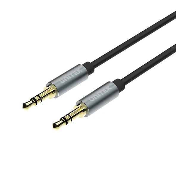 Unitek 3.5mm AUX Ses Kablosu (M) to (M) 1Mt (Y-C926ABK) ürün görseli 1