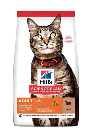 HİLLS YETİŞKİN KUZU ETLİ KEDİ MAMASI 3KG ürün görseli 1