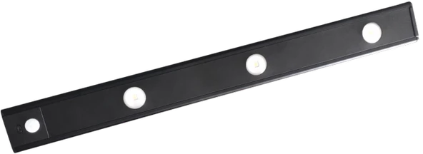 CATA CT 2464S  3W Şarjlı Led Sensörlü Dolap İçi Lamba 3 Renk Mod Siyah Kasa ürün görseli 1