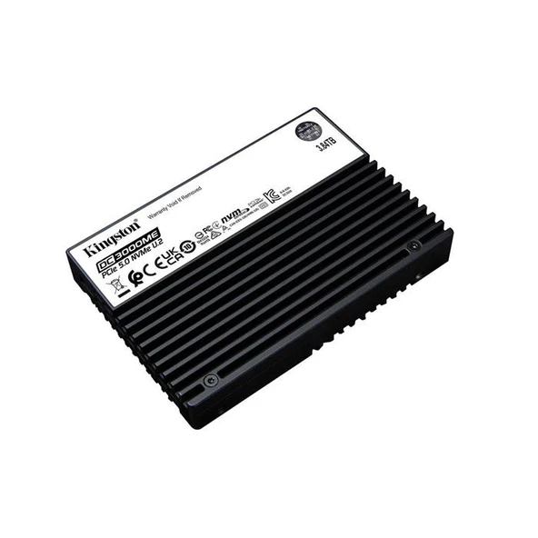 Kingston SEDC3000ME/3T8 - 3.84TB U.2 PCIe 5 NVMe Sunucu SSD ürün görseli 1