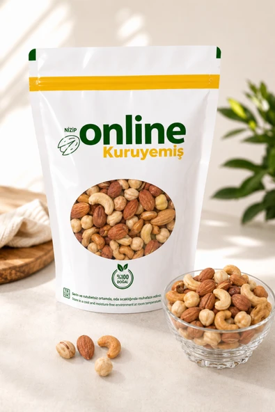 Karışık Kuruyemiş - Kavrulmuş - Süper Lüks - 500 gr ürün görseli 1
