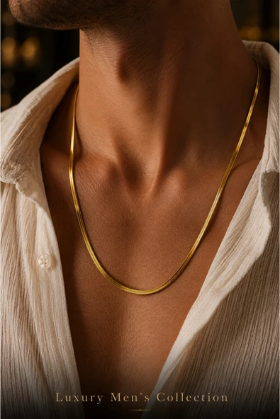 Luxury Men's Collection Çelik Kolye ürün görseli 1