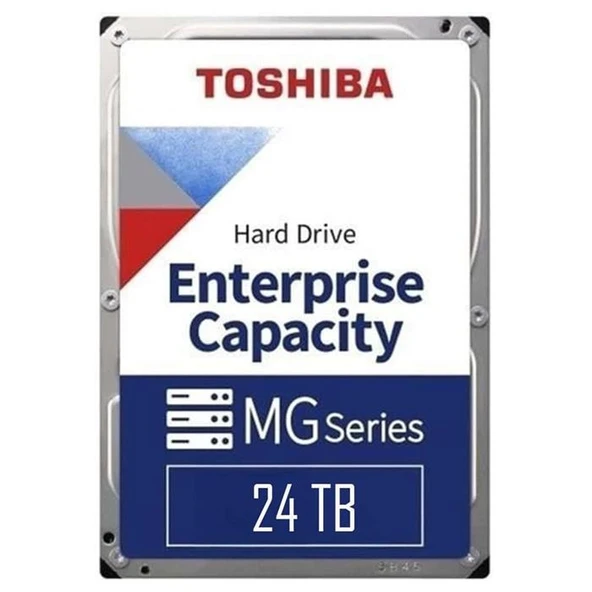 Toshiba 24TB MG512e MG11ACA24TE 7200RPM 3.5 inç SATA 3.5 Enterprıse Nas ve Güvenlik Diski ürün görseli 1