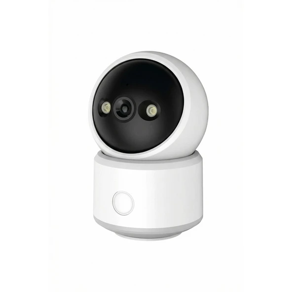 Inox-x107 3mp Kablosuz Wifi İç Mekan Ptz Güvenlik Kamerası - 360 Dönebilen Akıllı Bebek Monitörü ürün görseli 1