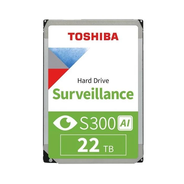 Toshiba S300 AI 22TB 7200Rpm 1024MB -MG11ACA22TE-V ürün görseli 1