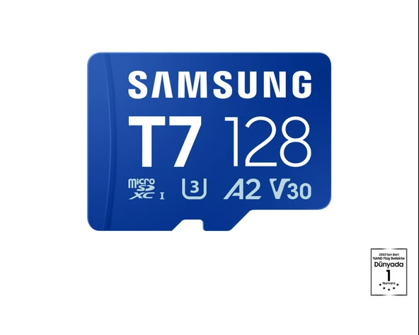 SAMSUNG 128GB T7 MB-MB128T/WW Endurance microSDXC Hafıza Kartı ürün görseli 1