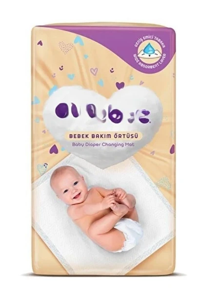 Bebek Bakım Örtüsü 60X60 10'Lu ürün görseli 1