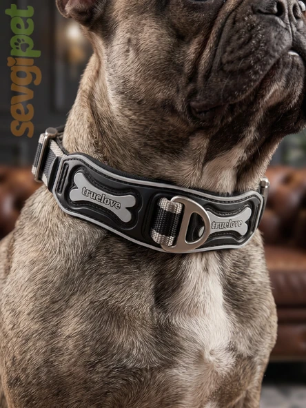 SVGPT TRLVE Metal Tokalı Reflektörlü Köpek Boyun Tasması ürün görseli 1