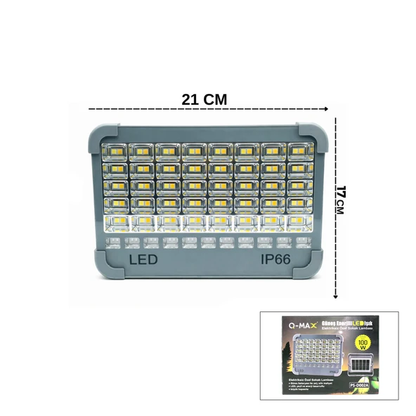 IP66 GÜNEŞ ENERJİLİ LED IŞIK SOLAR PROJEKTÖR - POWERBANK ÇAKARLI KAMP - DIŞ MEKAN PS-D002A (5250) ürün görseli 1