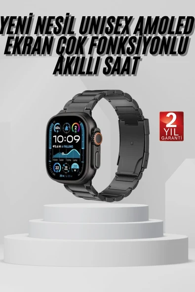Akıllı Saat Arama Konuşma Gps Nfc Özelliği 3 Kordonlu Amoled Ekran ürün görseli 1