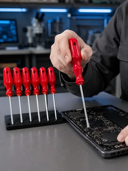 Çelik 7'li Tornavida Seti Ergonomik Sap Profesyonel Kullanım - Resim 2
