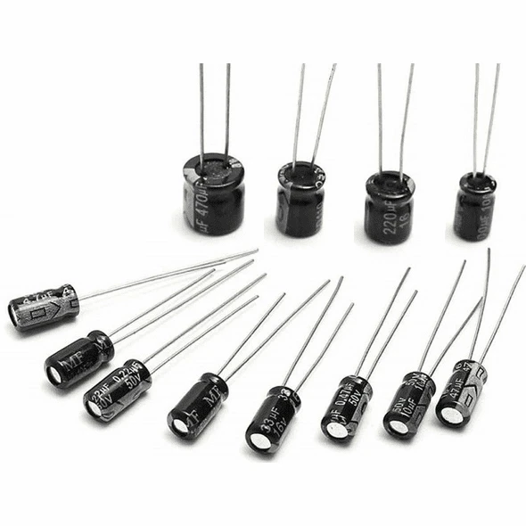 0.22uF 50V Elektrolitik Kondansatör 5x11mm ürün görseli 1