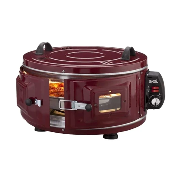 Davul Fırın Af-008b Standart Ayarlanabilir Termostat 50°c-320°c 1300w 53cm ürün görseli 1