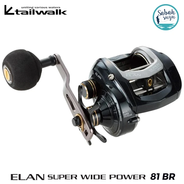 Tailwalk Elan Super Widepower 81BR Çıkrık/Baitcasting Jig Olta Makinesi (Sağ El) ürün görseli 1