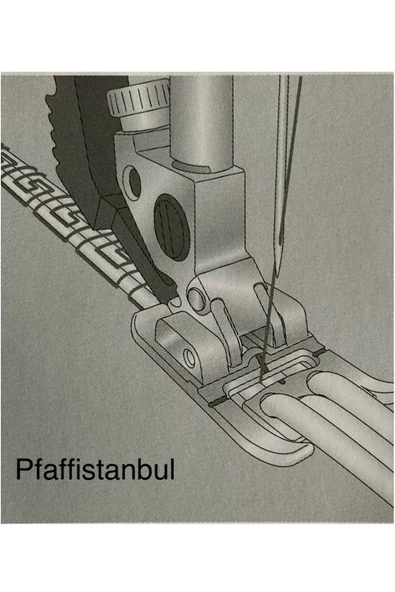 Pfaff Üç Delikli Süs Dikiş Ayağı 820920096 - Resim 2