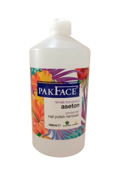PAKFACE ASETON,Pak Face Tırnak Koruyucu Aseton 1000ml ürün görseli 1