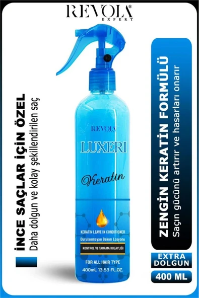 REVOLA,Expert Luxeri Kontrol ve Tarama Kolaylığı Fön Suyu 400 Ml Keratin ürün görseli 1