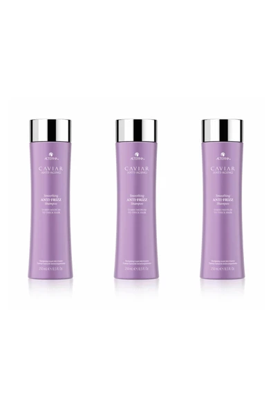 ALTERNA,Ekonomik Üçlü Alterna Caviar Smoothing Anti-Frizz Şampuan 250 ml ürün görseli 1