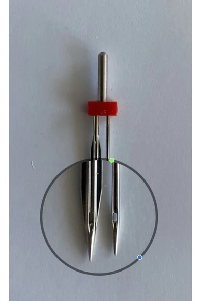 SCHMETZ Tek Kanatlı ( Ajur ) Iğnesi 2.5 Mm. 100/16 Numara - Resim 3