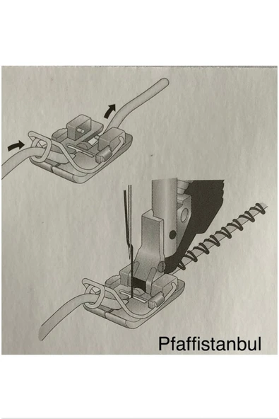 Pfaff Nakışlama/örme Ayağı 820607096 - Resim 3
