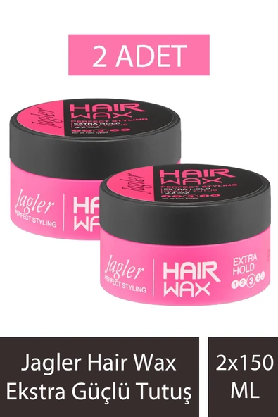 SEDDAR COLLECTİON,Jagler Hair Wax Ekstra Güçlü Tutuş 150 ml 2 Adet ürün görseli 1