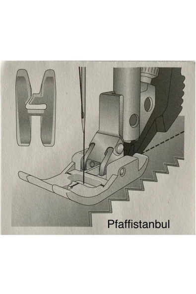Pfaff Yapışmayan Deri Ayağı 820664096 - Resim 4