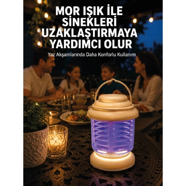 İç ve Dış Mekân Kullanımına Uygun Sinek Kovucu Lamba ürün görseli 1