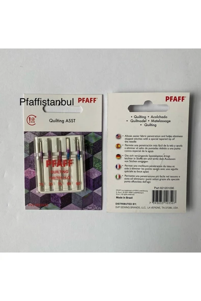 Pfaff Yorganlama Iğnesi karışık  1 Paket=5 Adet   821201096 ürün görseli 1