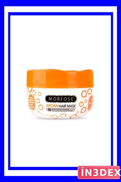 İN3DEX,Boyalı ve Röfleli Saçlar İçin Argan Yağı Saç Maskesi ürün görseli 1