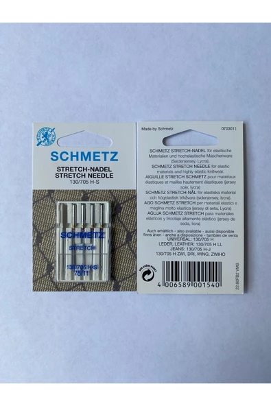 SCHMETZ Strech Iğne 75/11 Numara - Resim 2