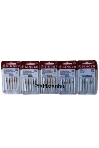 SİNGER Singer Standart & Kot Iğne Seti 5'li Paket ürün görseli 1