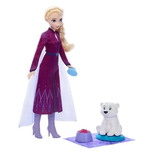 Disney Karlar Ülkesi Elsa Bebek ve Yavru Kutup Ayısı Figür Seti ürün görseli 1
