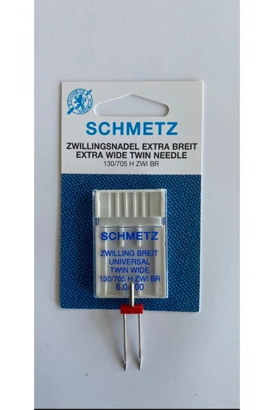 SCHMETZ Çift Iğne 6.0 Mm. 100/16 Numara - Resim 2