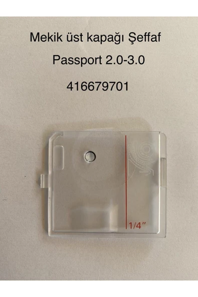 Pfaff Mekik Üst Kapağı Şeffaf -416679701- Passport 2.0--3.0 - Smarter 260c ürün görseli 1