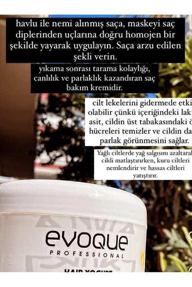 EVOQUA,Evoque Milk Hair Yoğurt - Resim 2