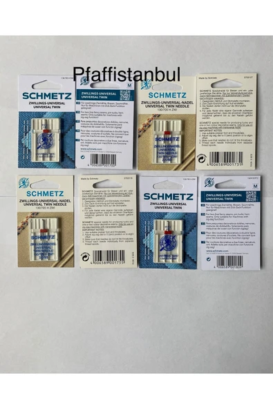 SCHMETZ ÇİFT İĞNE SETİ 4'LÜ 1 PAKET= 1 ADET ürün görseli 1